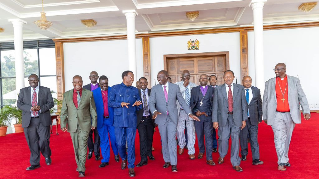 President Ruto hosted Evangelical and Pentecostal leaders in Statehouse Nairobi