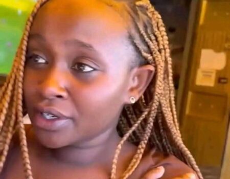 woman whose video was trending for not wearing pants