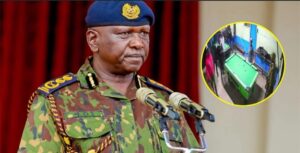 Photo of inspector general national police service mr. douglas Kanja