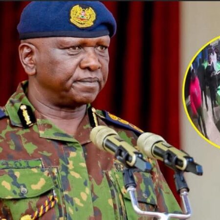 Photo of inspector general national police service mr. douglas Kanja