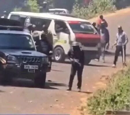 Namu sacco vehicle seen ferrying goons to attack church